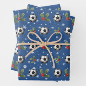 Fußball Weihnachtswrapping Papier Fußball Coach (Beispiel)