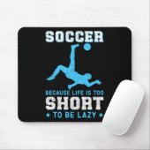 Fußball, weil Fußballspieler  Mousepad (Mit Mouse)