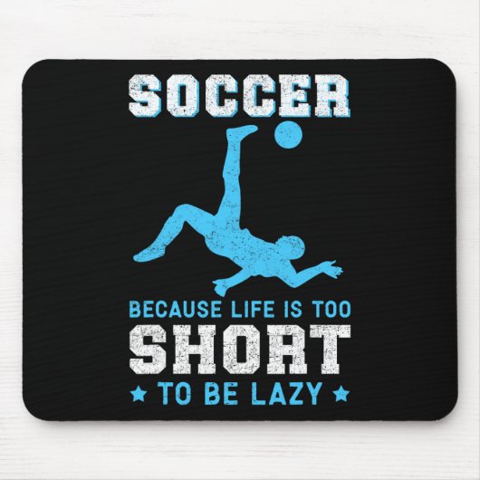 Fußball, weil Fußballspieler  Mousepad (Vorne)