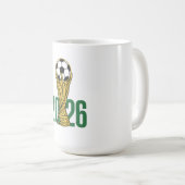 Fußball-Weltmeisterschaft 2026 Kaffeetasse (VorderseiteRechts)