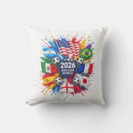 Fußball-Weltmeisterschaft 2026 Kissen