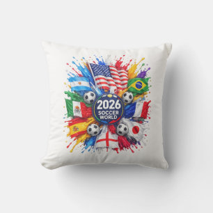 Fußball-Weltmeisterschaft 2026 Kissen
