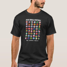 Fußball-Weltmeisterschaft 2026 Vintage Retro Fußba