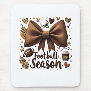 Fußball-Weltmeisterschaft Bow Coquette Football Sa Mousepad