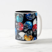 Fußball-Wenzelhelme Zweifarbige Tasse (VorderseiteRechts)