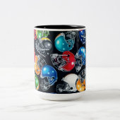 Fußball-Wenzelhelme Zweifarbige Tasse (Mittel)
