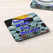 Fußball WIFI essen Traum - Spaß Sport Kunst drucke Getränkeuntersetzer (Linke Seite)