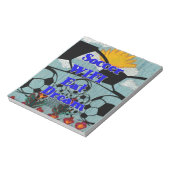 Fußball WIFI essen Traum - Spaß Sport Kunst drucke Notizblock (Rotiert)