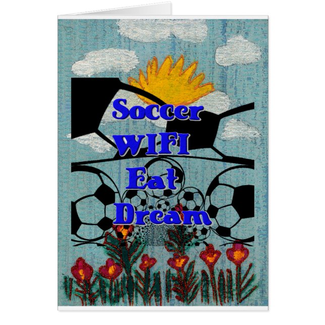 Fußball WIFI essen Traum Wiederholung. (Vorne)