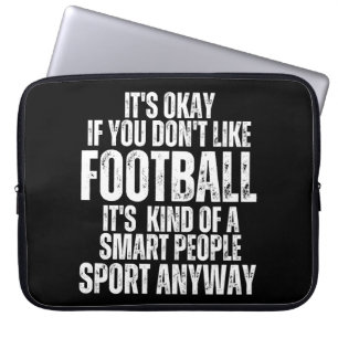 FUSSBALL WITZIGE ZITATE LAPTOPSCHUTZHÜLLE