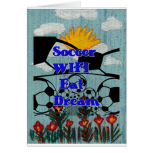 Fußball WLAN Essen Traum Wiederholen.