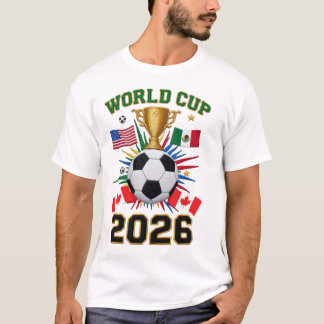 Fußball-WM 2026 Emblem T-Shirt