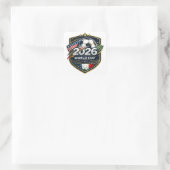 Fußball-WM 2026 Fan Shield Aufkleber (Tasche)