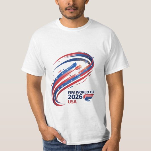 Fußball-WM 2026 T-Shirt  (Vorderseite)