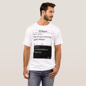 Fußball "Woher weißt du, dass das nicht falsch war T-Shirt (Vorne ganz)
