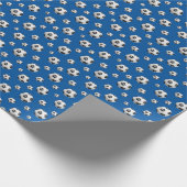 Fußball-Wrap-Papier Geschenkpapier (Ecke)