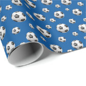 Fußball-Wrap-Papier Geschenkpapier (Rolleneckpunkt)