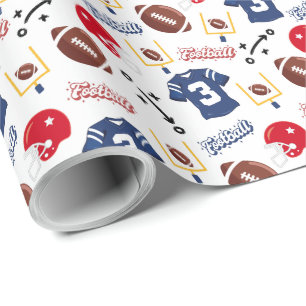 Fußball-Wrapping Paper Geschenkpapier