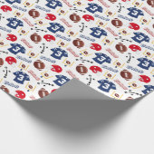 Fußball-Wrapping Paper Geschenkpapier (Ecke)