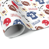Fußball-Wrapping Paper Geschenkpapier (Rolleneckpunkt)