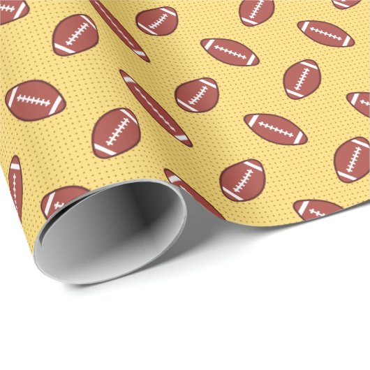 Fußball-Wrapping Paper Geschenkpapier (Rolleneckpunkt)