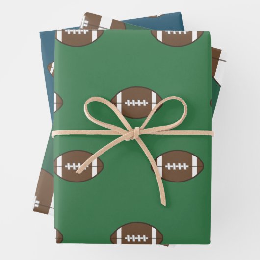 Fußball-Wrapping Paper-Set Geschenkpapier Set (Beispiel)