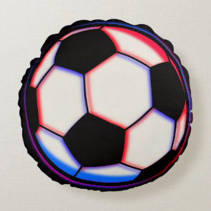 Fußball-Wurfkissen - Runde Form Rundes Kissen