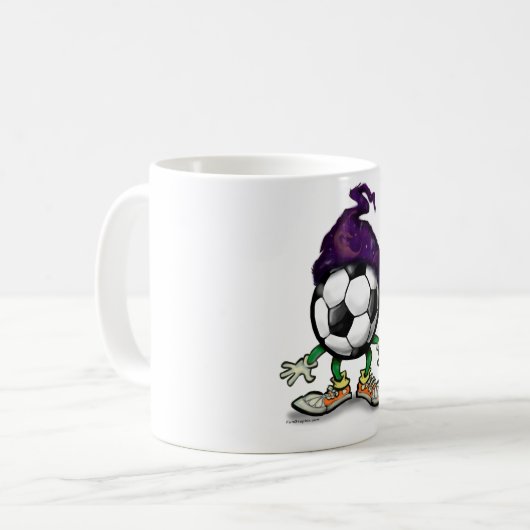 Fußball-Zauberer Kaffeetasse (Vorderseite Links)