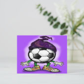 Fußball-Zauberer Postkarte (Stehend Vorderseite)