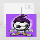 Fußball-Zauberer Postkarte (Vorne/Hinten)
