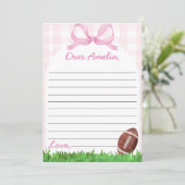 Fußball-Zeitkapsel Dankeskarte (Stehend Vorderseite)