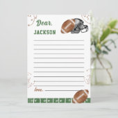 Fußball-Zeitkapsel - Karte (Stehend Vorderseite)