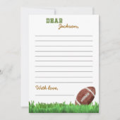 Fußball-Zeitkapsel - Karte (Vorderseite)