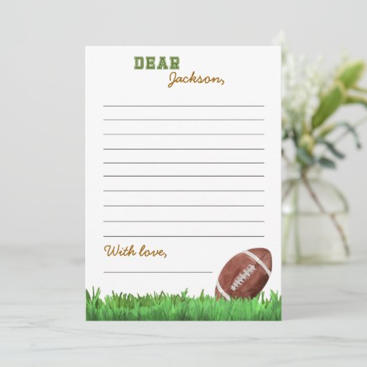 Fußball-Zeitkapsel - Karte (Stehend Vorderseite)