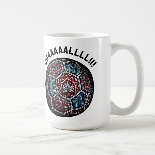 Fußball ZIEL Kaffeetasse (Rechts)