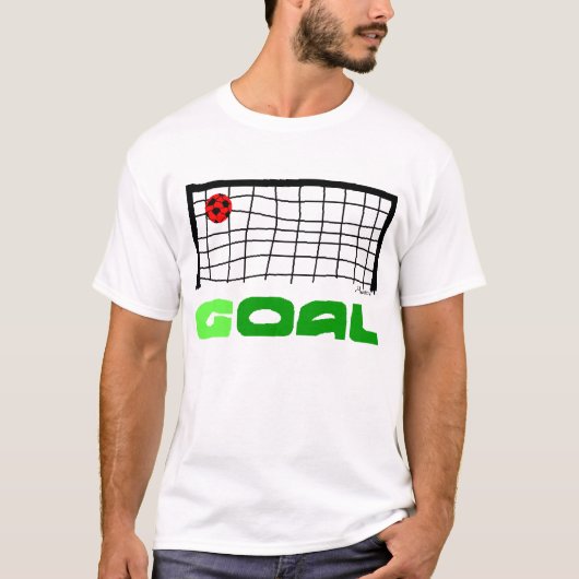 Fußball-Ziel-T - Shirt (Vorderseite)