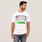 Fußball-Ziel-T - Shirt (Vorne ganz)