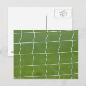 Fußball-Zielnetz Postkarte (Vorne/Hinten)