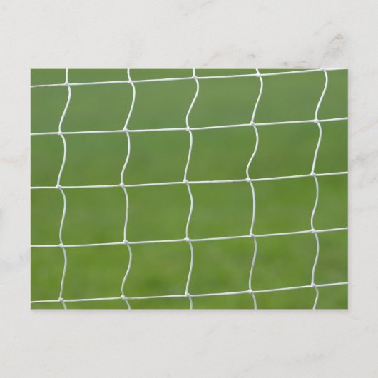 Fußball-Zielnetz Postkarte (Vorderseite)
