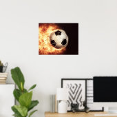 Fußball-Zielposter Poster (Heimbüro)