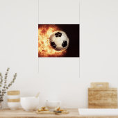 Fußball-Zielposter Poster (Küche)