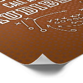 Fußball-Zitat, WENN LIFE BLITZ signiert drucken Poster (Ecke)