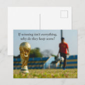 Fußball-Zitate Postkarte (Vorne/Hinten)