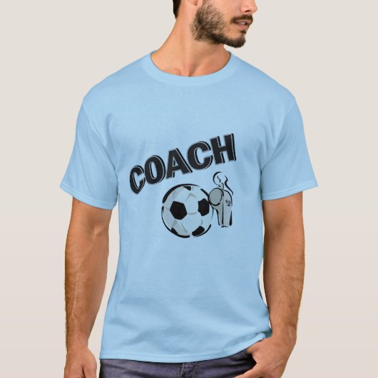Fußball-Zug (Pfeife/Ball) T-Shirt (Vorderseite)