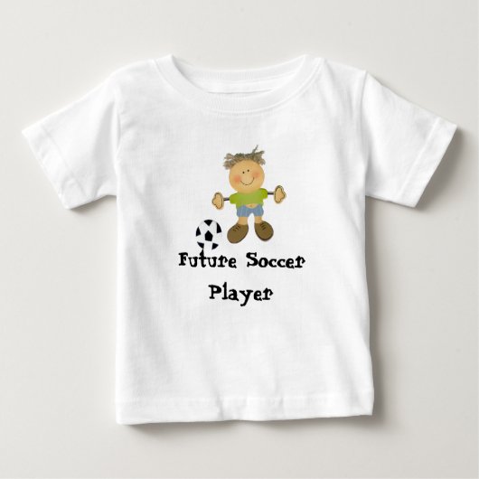 Fußball, zukünftiger Fußball-Spieler Baby T-shirt (Vorderseite)