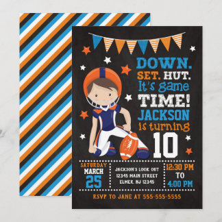 Fußball zum Geburtstag Einladung für einen Jungen