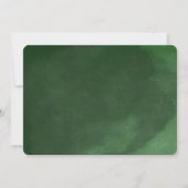 Fußball zum Geburtstag Foto Einladung (Rückseite)