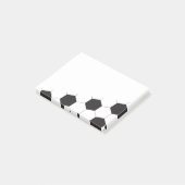 Fußball zurück zur Schule Post-it Klebezettel (angewinkelt)