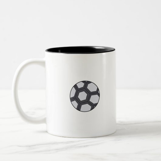 Fußball Zweifarbige Tasse (Links)