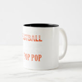 Fußball Zweifarbige Tasse (VorderseiteRechts)